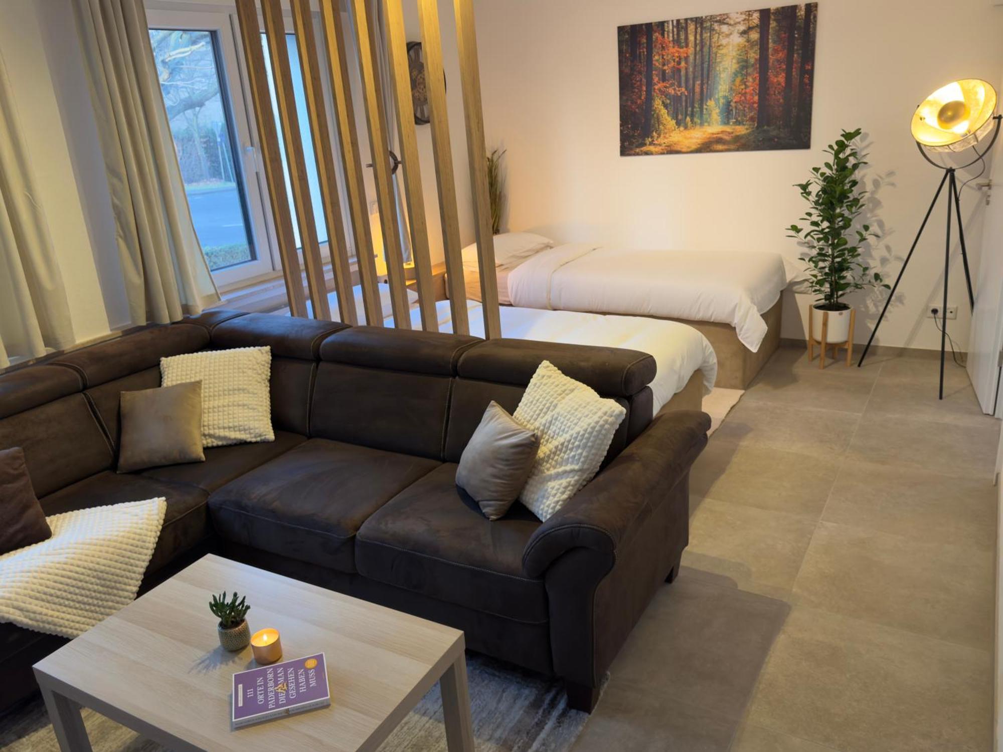 Moderne Wohnung Mit Waldflair Und Kaffeegenuss Paderborn Exteriör bild